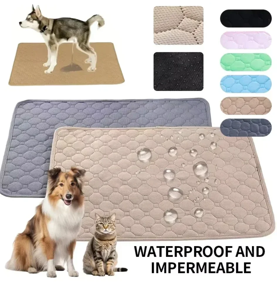 Tapis absorbant imperméable pour chien – Alèse lavable antidérapante