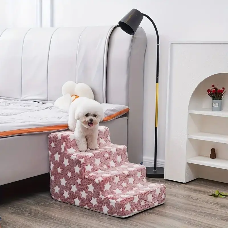 Marches pour Chien – Escalier Pelucheux pour Canapé et Lit | Confort Senior – Image 2
