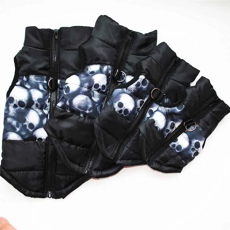 Manteau chaud pour chien – Veste d’hiver matelassée avec harnais intégré – Image 66