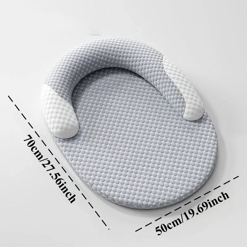Panier Rafraîchissant pour Chien et Chat – Coussin Respirant Anti-Chaleur avec Oreiller – Image 9