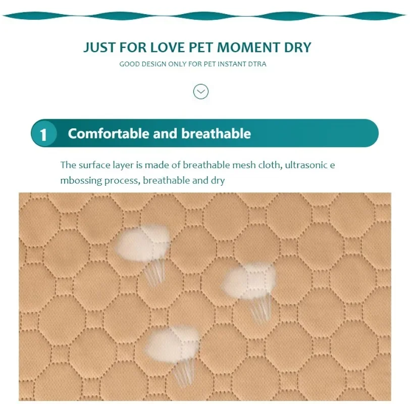 Tapis absorbant imperméable pour chien – Alèse lavable antidérapante – Image 15