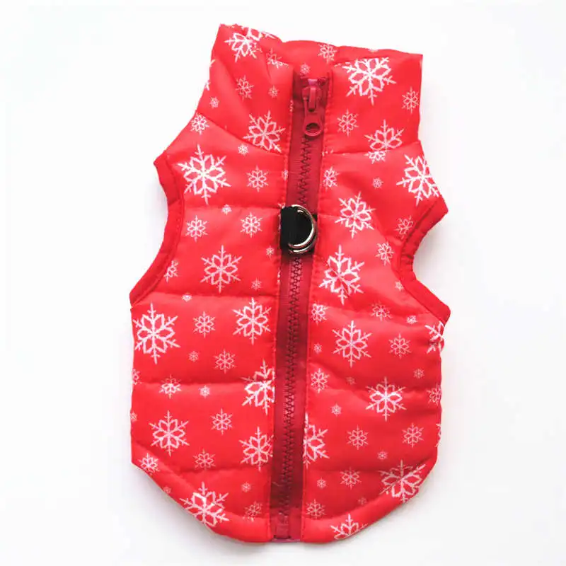Manteau chaud pour chien – Veste d’hiver matelassée avec harnais intégré – Image 6