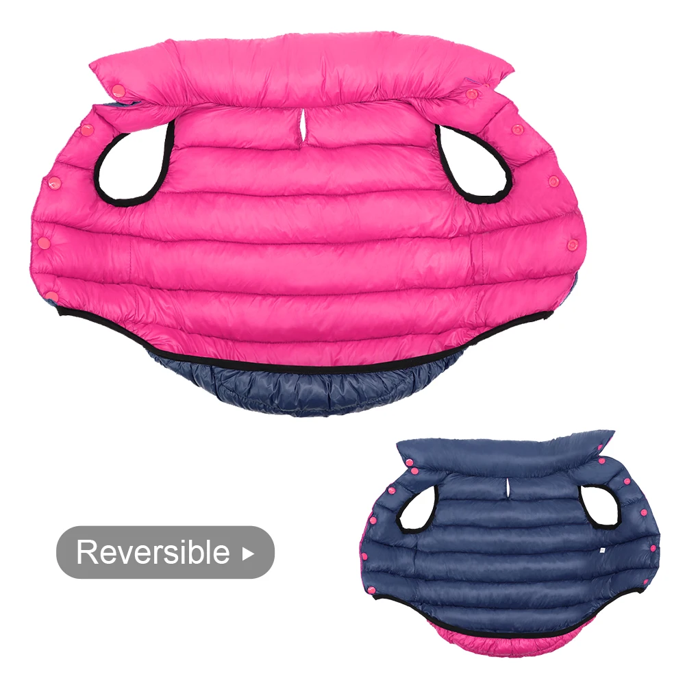Manteau Réversible Chaud pour Chien - Doudoune Imperméable Hiver – Image 9