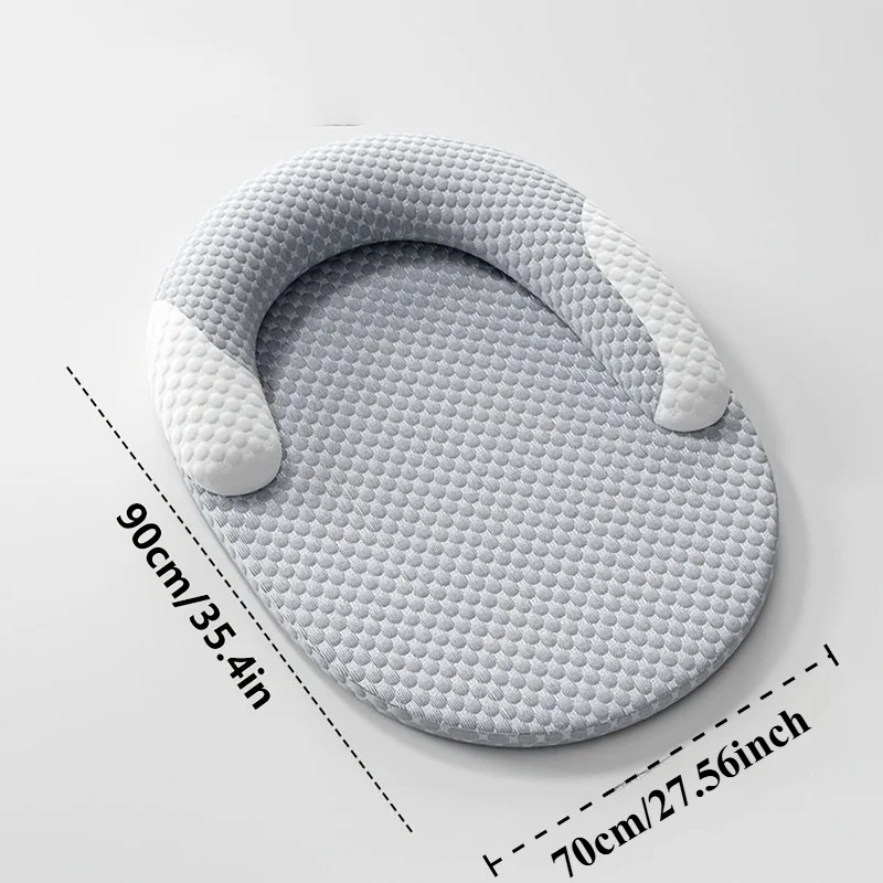Panier Rafraîchissant pour Chien et Chat – Coussin Respirant Anti-Chaleur avec Oreiller – Image 21