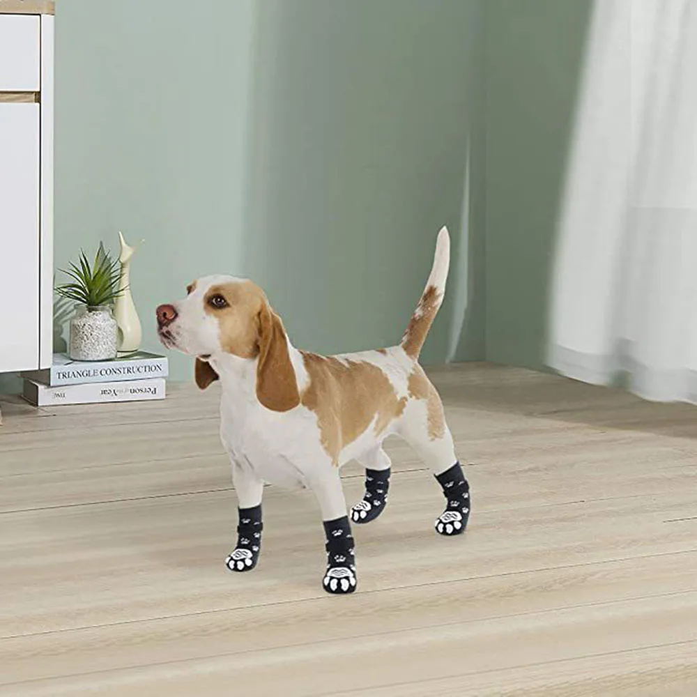 Chaussettes antidérapantes pour chien – Bottines imperméables avec velcro – Image 22