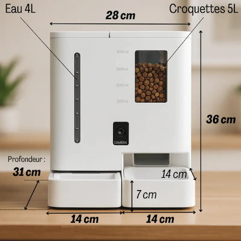 design distributeur croquettes