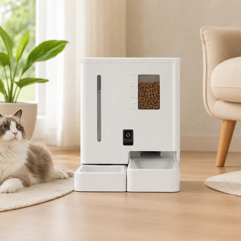 distributeur connecté pour chat