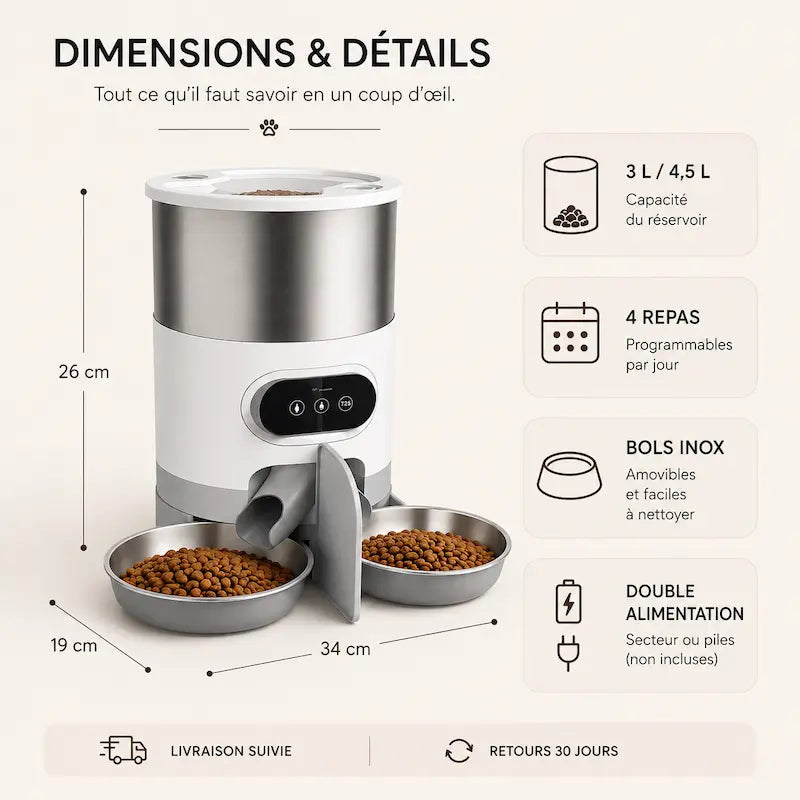 alimentation automatique pour chats DuoFeed