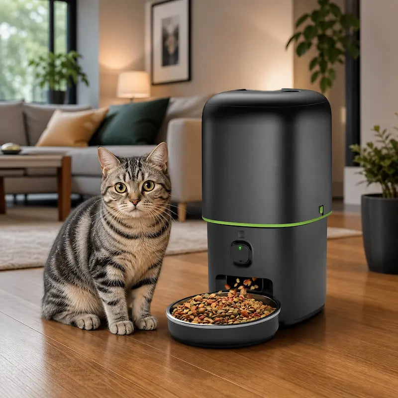 distributeur distributeur automatique chat avec application pour repas programmables