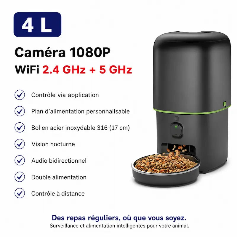 distributeur croquettes WiFi