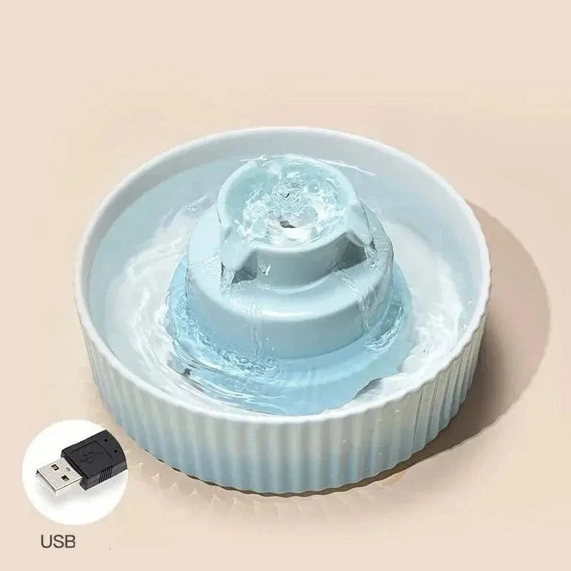 design élégant fontaine animaux