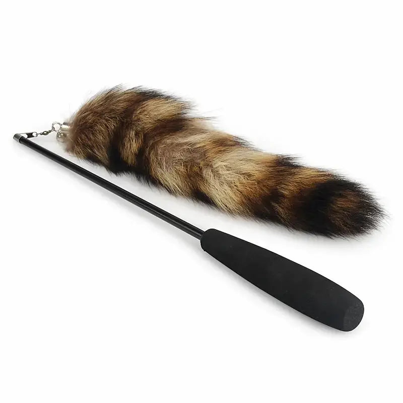 plume renard jouet chat