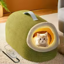 Lit Chauffant pour Chat avec Coussin Douillet USB