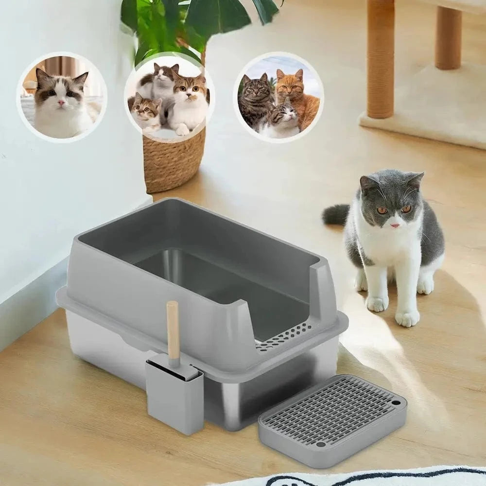 litière en acier inoxydable SteelCat