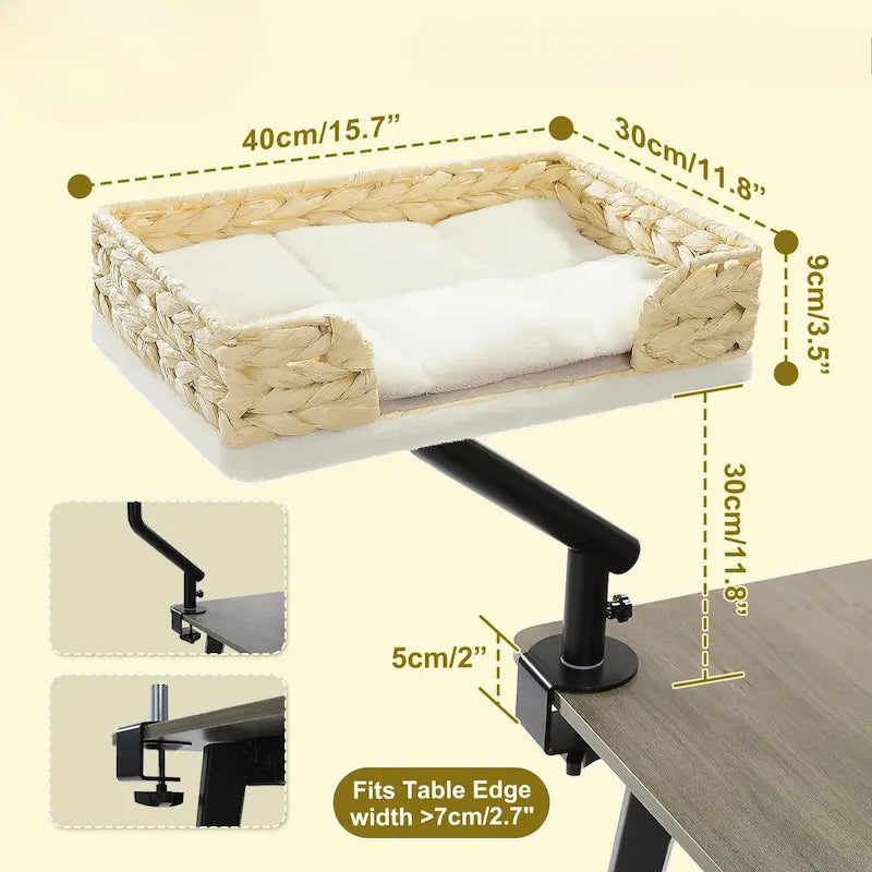 lit de bureau design pour chat