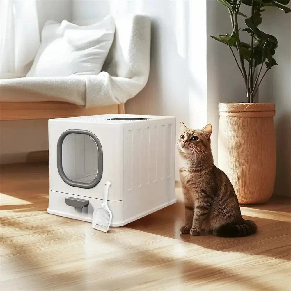 maison de toilette chat